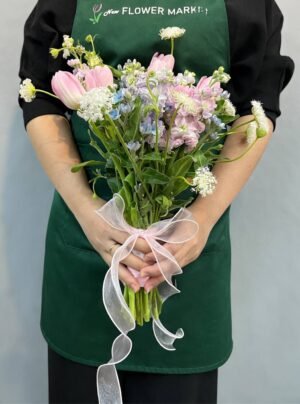Blushing Serenity Bridal Bouquet - Image 2