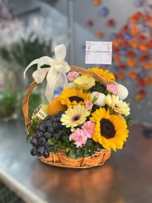 Healthy Wishes Fruit Basket