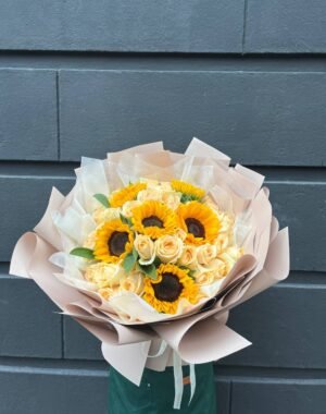Elegance & Sunshine Flower Bouquet - Image 2