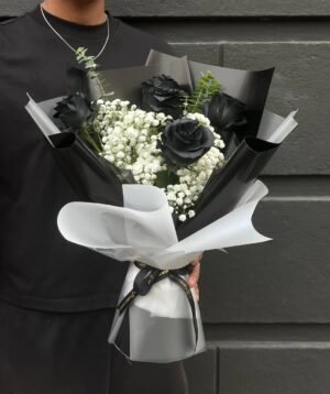 Midnight Reverie Flower Bouquet - Image 2