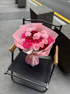 Blush of Dawn Flower Bouquet - Image 3