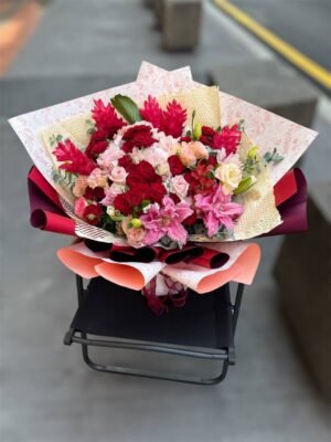 Symphony of Passion Flower Bouquet - Image 3