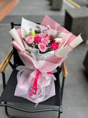Pink Promise Flower Bouquet - Image 3