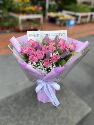 Amethyst Whisper Flower Bouquet - Image 2