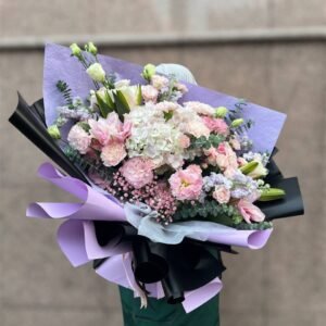 Blushing Aurora Flower Bouquet