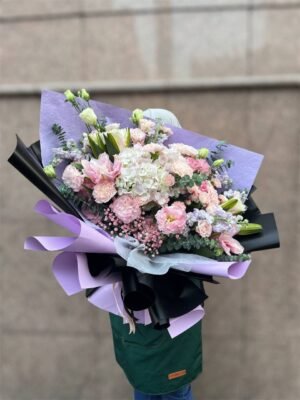 Blushing Aurora Flower Bouquet