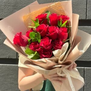 Heart's Devotion Flower Bouquet