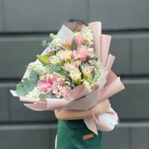 Dewdrop Kiss Flower Bouquet
