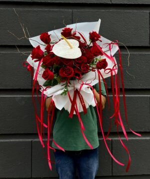 Anthurium Romance Flower Bouquet