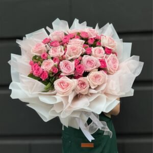 Roseate Reverie Flower Bouquet