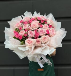 Roseate Reverie Flower Bouquet