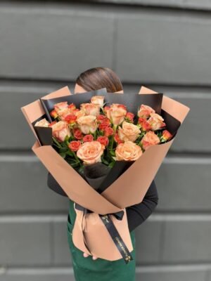 Terracotta Romance Flower Bouquet