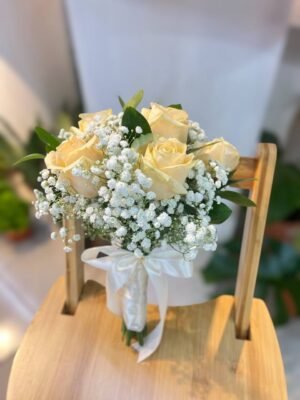 Lemon Chiffon Dreams Bridal Bouquet - Image 2