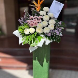 Tranquil Tribute Flower Stand