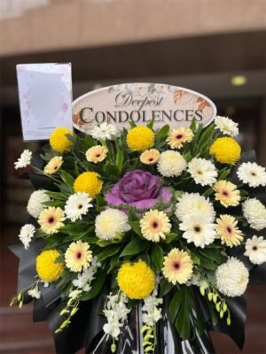 Emphasis on Sympathy Flower Stand - Image 2