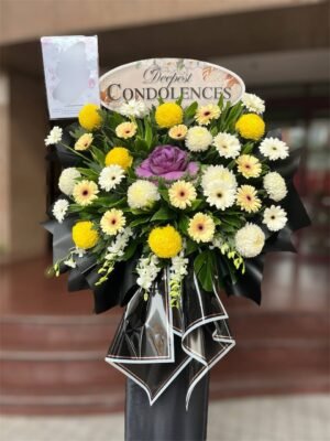 Emphasis on Sympathy Flower Stand - Image 3