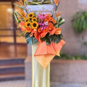 Flames of Success Flower Stand