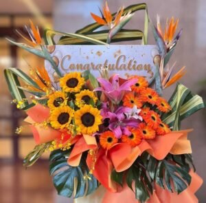 Flames of Success Flower Stand - Image 2