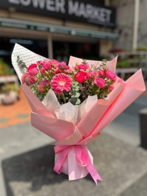Blush Sonata Flower Bouquet - Image 2