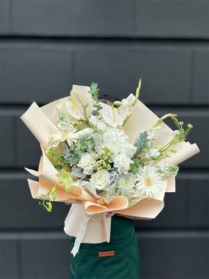 Whisper of Ivory Flower Bouquet