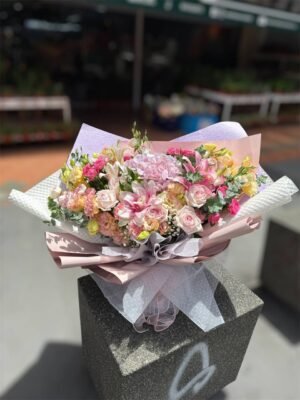 Evening Glow Flower Bouquet - Image 2