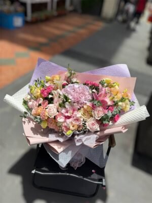 Evening Glow Flower Bouquet - Image 3