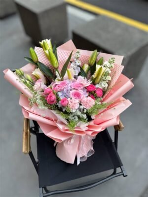 Elysian Bloom Flower Bouquet - Image 3