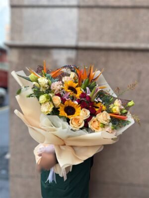 Flame of Joy Flower Bouquet