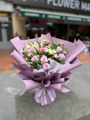 Lilac Reverie Flower Bouquet - Image 2