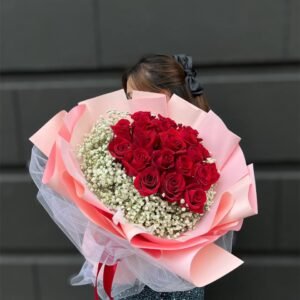 Ruby Serenade Flower Bouquet