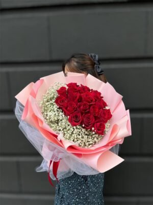 Ruby Serenade Flower Bouquet