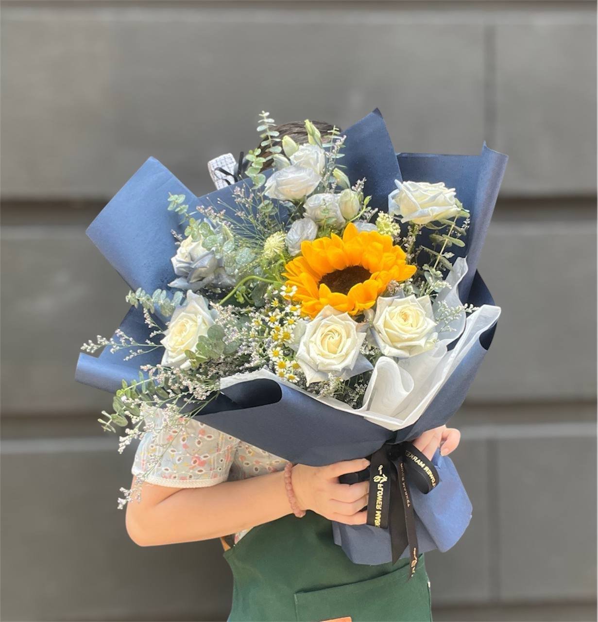 Sapphire Sun Kissed Flower Bouquet