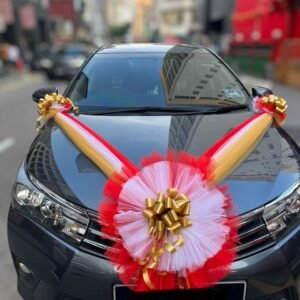 Love's First Bloom Wedding Car Decoration