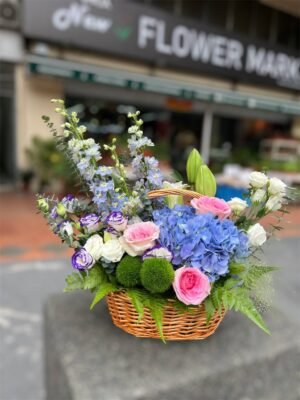 Bright Horizons Flower Basket - Image 2