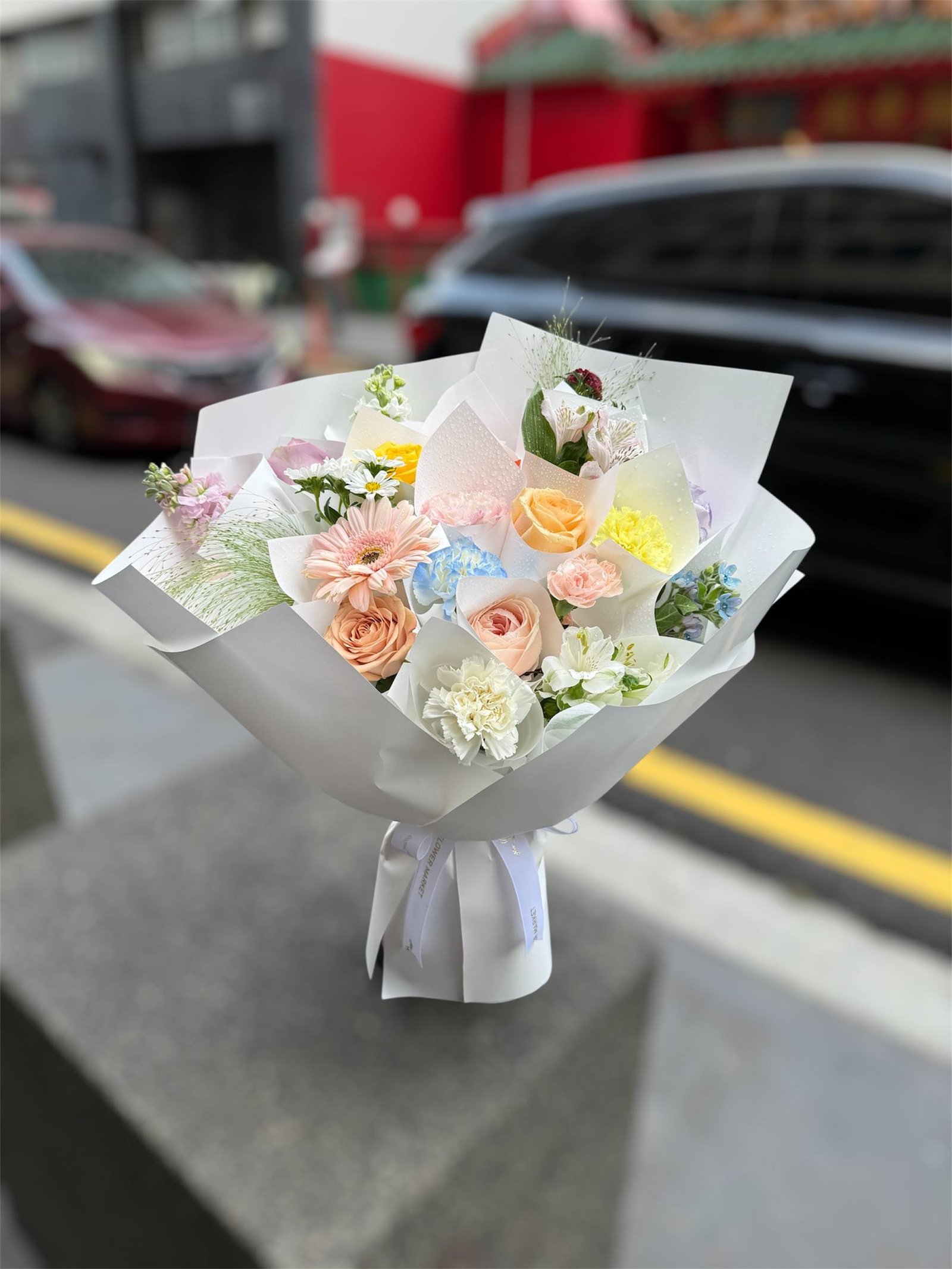 Gentle Radiance Flower Bouquet - Image 2