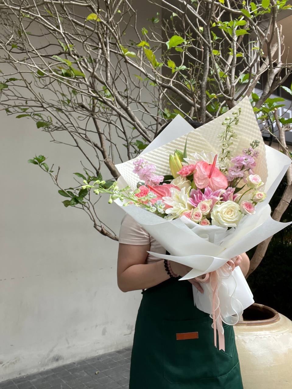 Flamingo Kiss Flower Bouquet