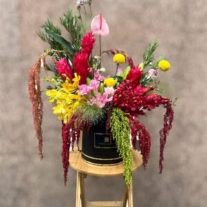 Exotic Embrace Flower Box Arrangement