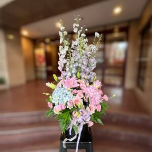 Whispering Skies Flower Box Arrangement