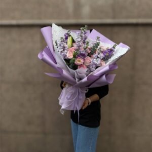 Whispering Violet Bloom Flower Bouquet