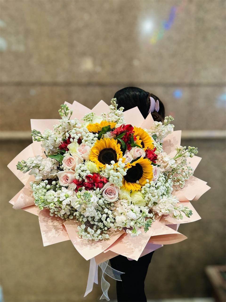 Whispering Sunbeams Flower Bouquet