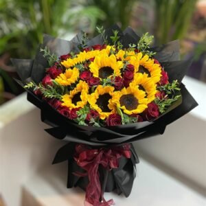 Solar Noir Flower Bouquet