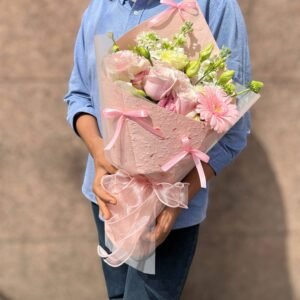 Coral Haze Flower Bouquet