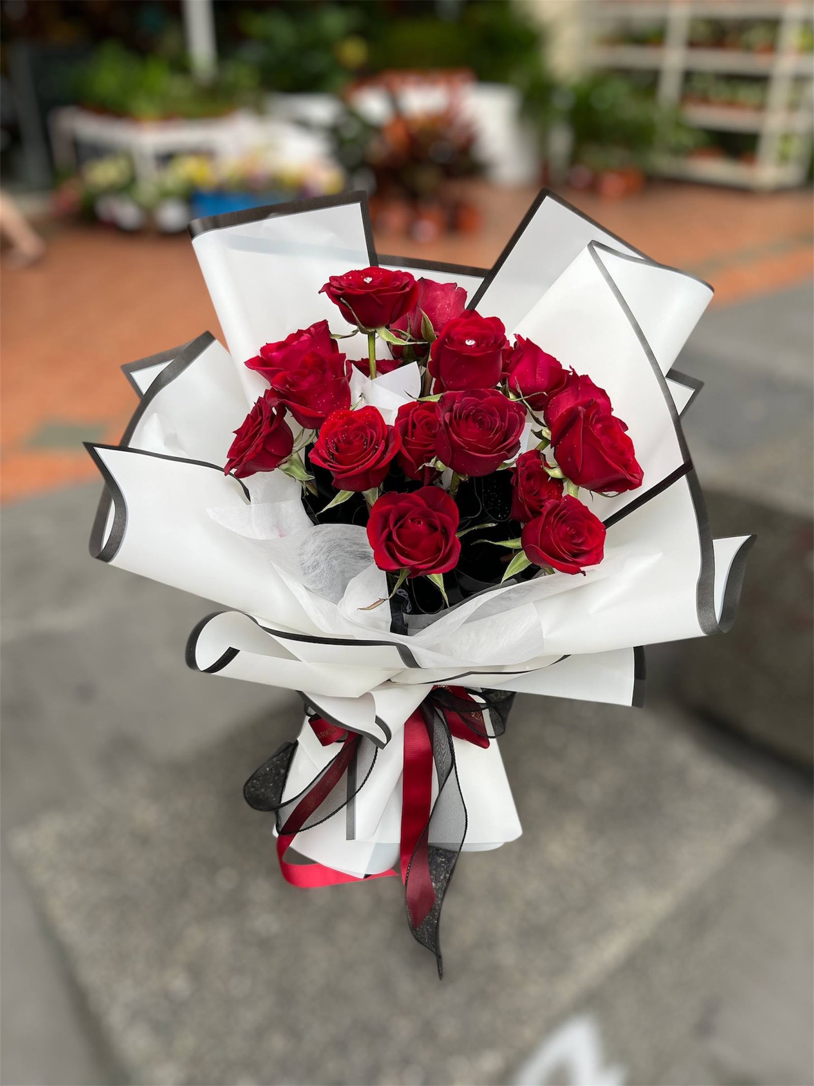 Ruby Bloom Flower Bouquet - Image 2