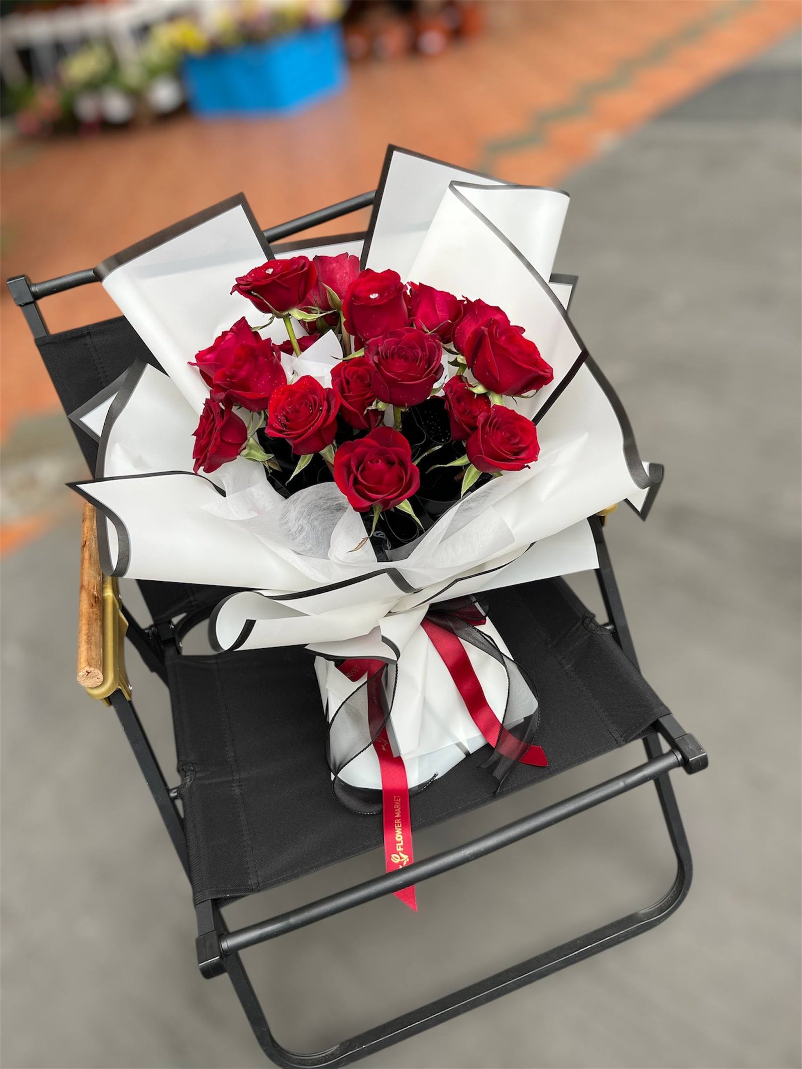 Ruby Bloom Flower Bouquet - Image 3