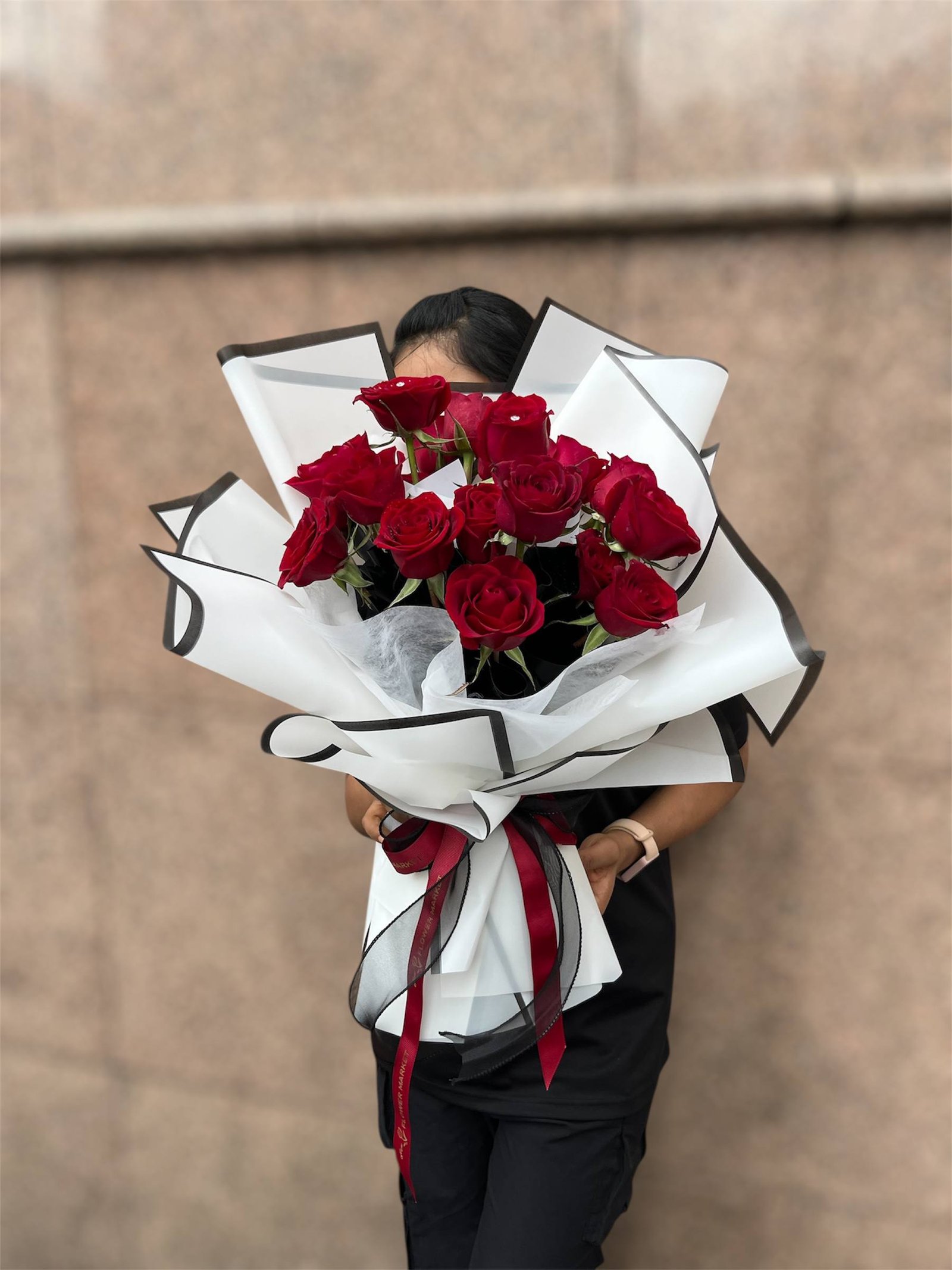 Ruby Bloom Flower Bouquet