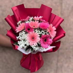 Gerbera Glow Flower Bouquet