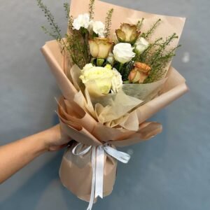 Vintage Whisper Flower Bouquet