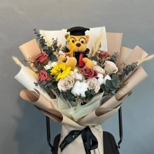 Scholarly Blooms Soap Flower Bouquet