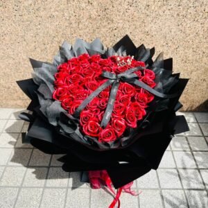 Scarlet Serenade Soap Roses Flower Bouquet