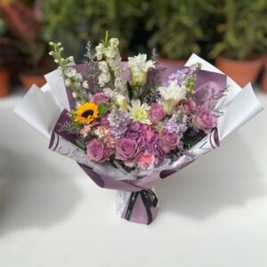 Violet Vista Flower Bouquet